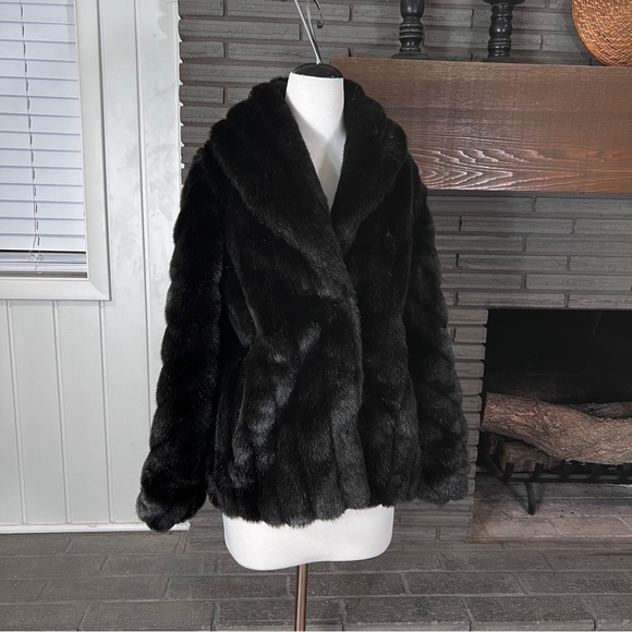 Monterey in the USA vintage faux mink coat size 14 - Picture 2 of 11